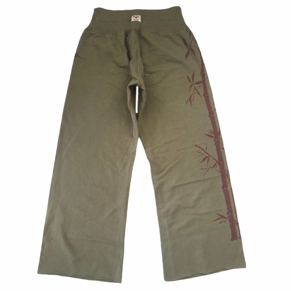 Rare: Lucky Brand ꕥ Zen Bamboo Tattoo Sweatpant ꕥ - Picture 3 of 14